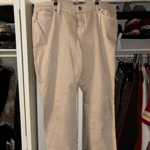 Torrid Boyfriend Straight Pants in Beige